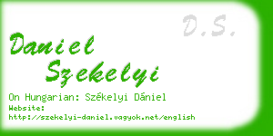 daniel szekelyi business card